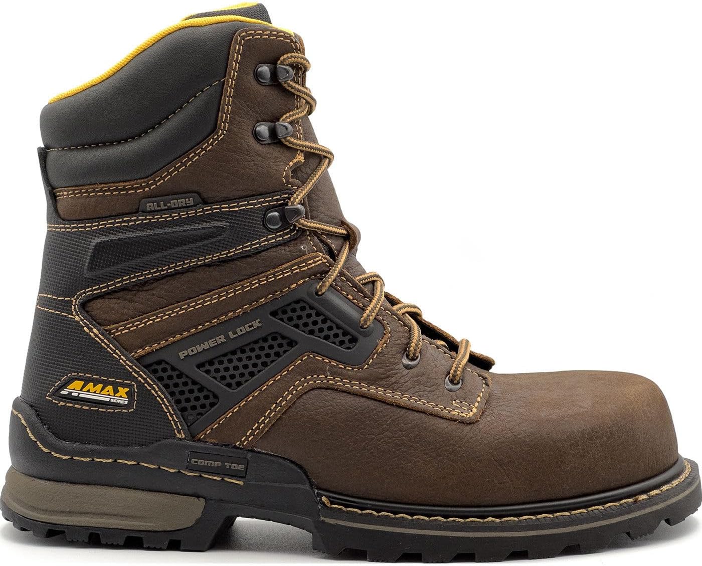 Avenger A-Max Dozer Men's 8-inch Composite Toe Electrical Hazard Waterproof Work Boot