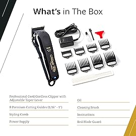 Wahl Professional 5 Star Magic Clip Corded and Cordless Clipper High Performance 100 Min Runtime