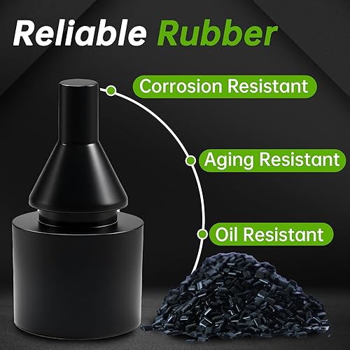 Miniatura 2 de 2 piezas de parachoques de goma para puerta de gasolina compatibles con GMC Sierra Yukon Chevrolet Silverado Reemplazar # 15283098