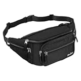 Fanny Pack Waist Packs for Men Women, Waist Bag Hip Pack for Travel Hiking Running Outdoor Sports