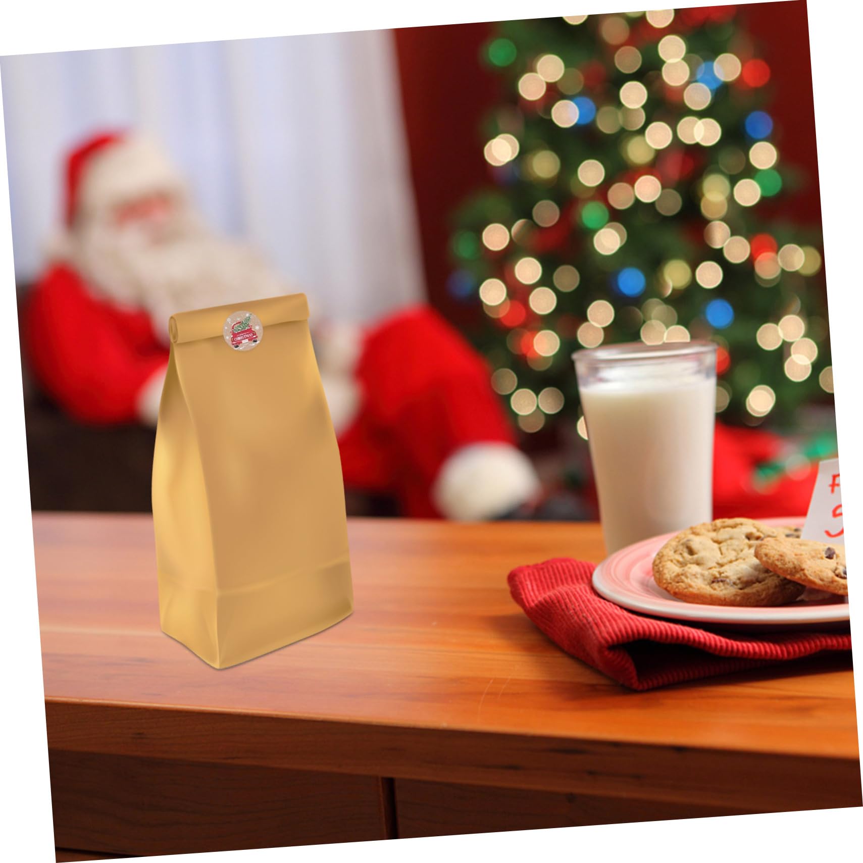 NUOBESTY 15 Adesivi Natalizi Per Decorazione Stickers Per Chiusura Scatole Etichette Adesive Festive Per e Confezioni Facili Applicare e Rimuovere