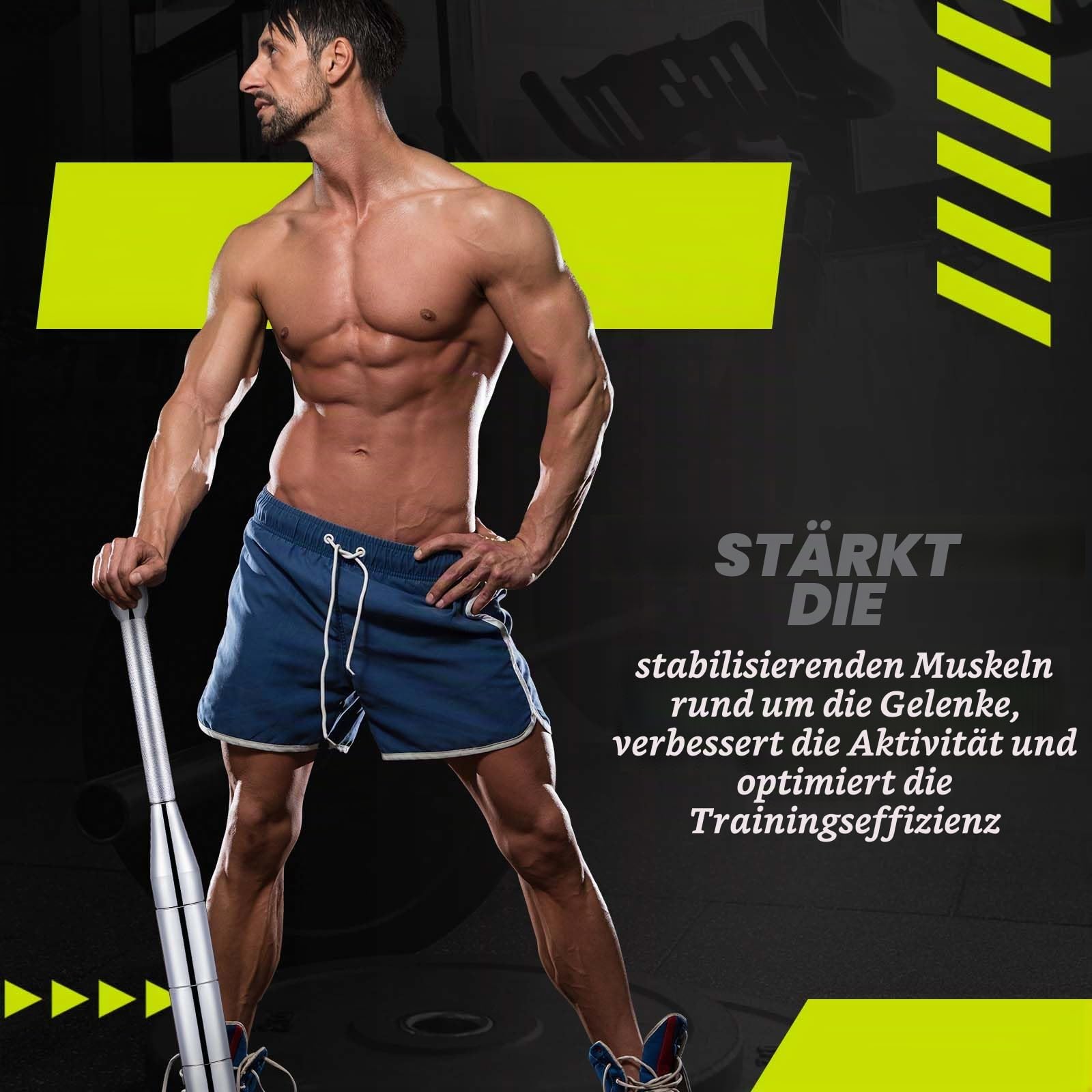 MorningRo Einstellbarer Macebell Indian Club für Krafttraining, Steel Indian Club für den ganzen Körper, Aerobic Fitnessgeräte für Männer Frauen