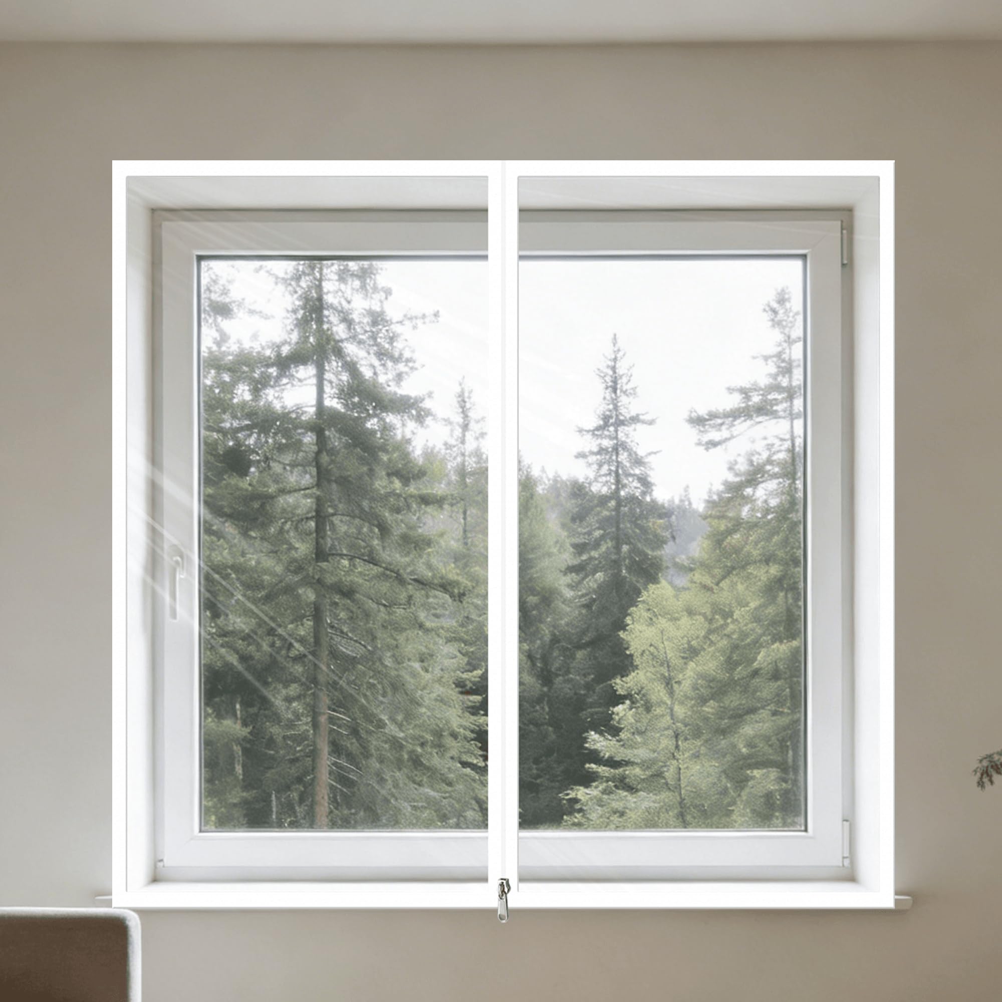 Film anti courant d'air pour fenêtre de chambre et cuisine kit étanchéité transparent 152x370