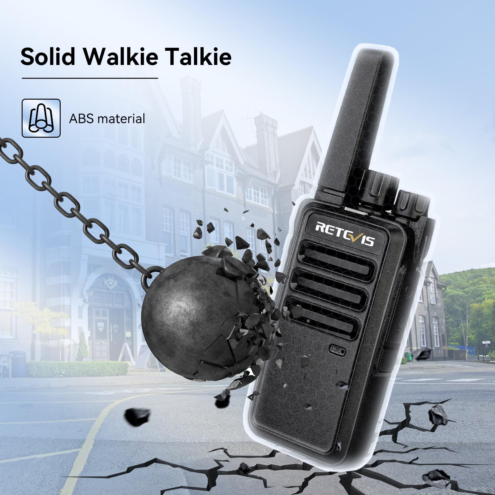Retevis RT668 Talkie Walkies, Talkie-Walkie Professionnel pour Chargeur 10 en 1, Charge Efficace, Fentes Amovibles,Robuste, Talkie Walkie Longue Portée pour Fabricant,Entrepôt(Noir, 10 Pièces)