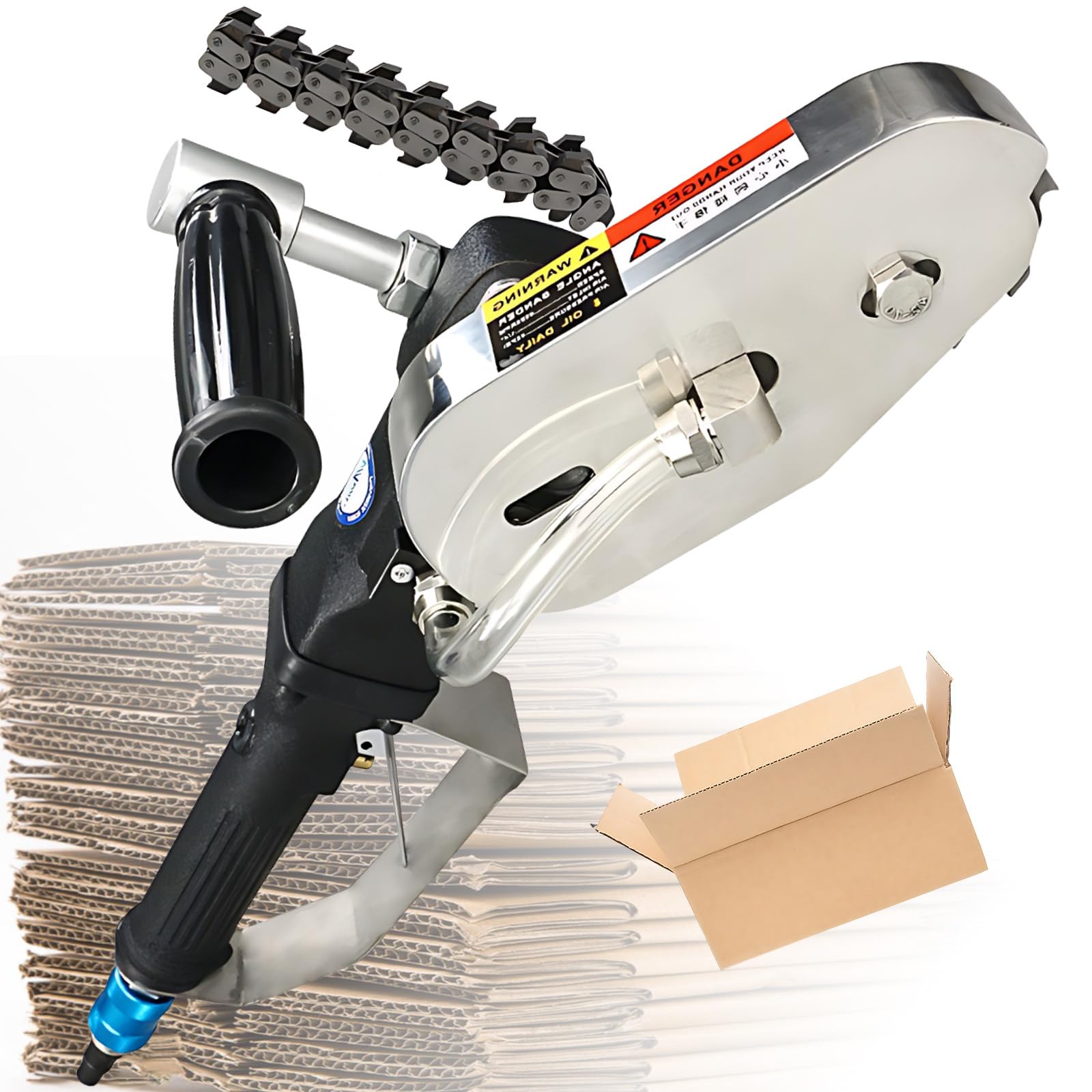 Machine de découpe pneumatique pour vider les chutes de carton