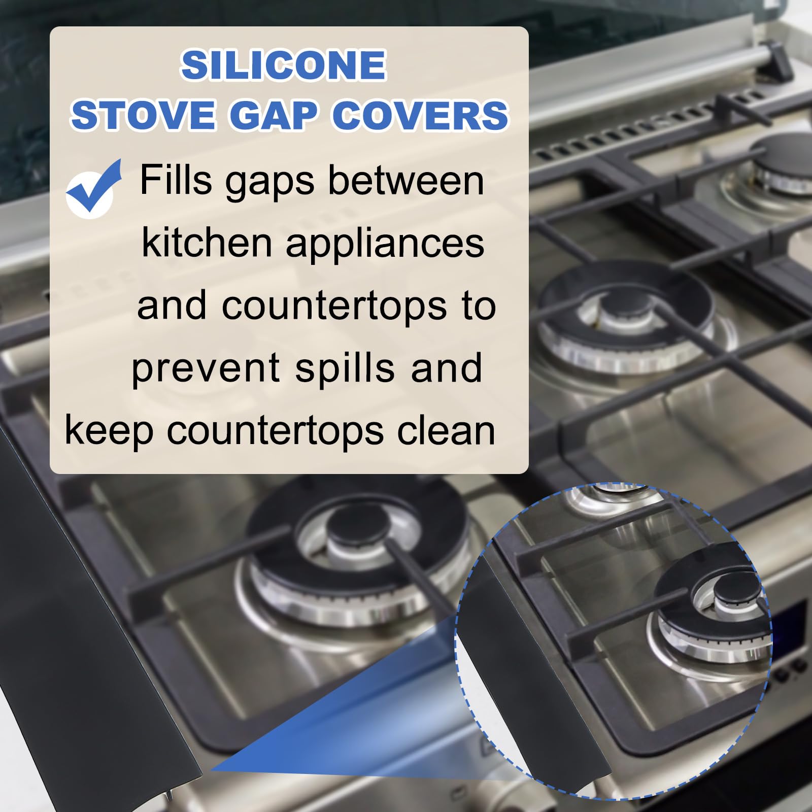 PATIKIL Silicone Stove Gap Covers - Image 3