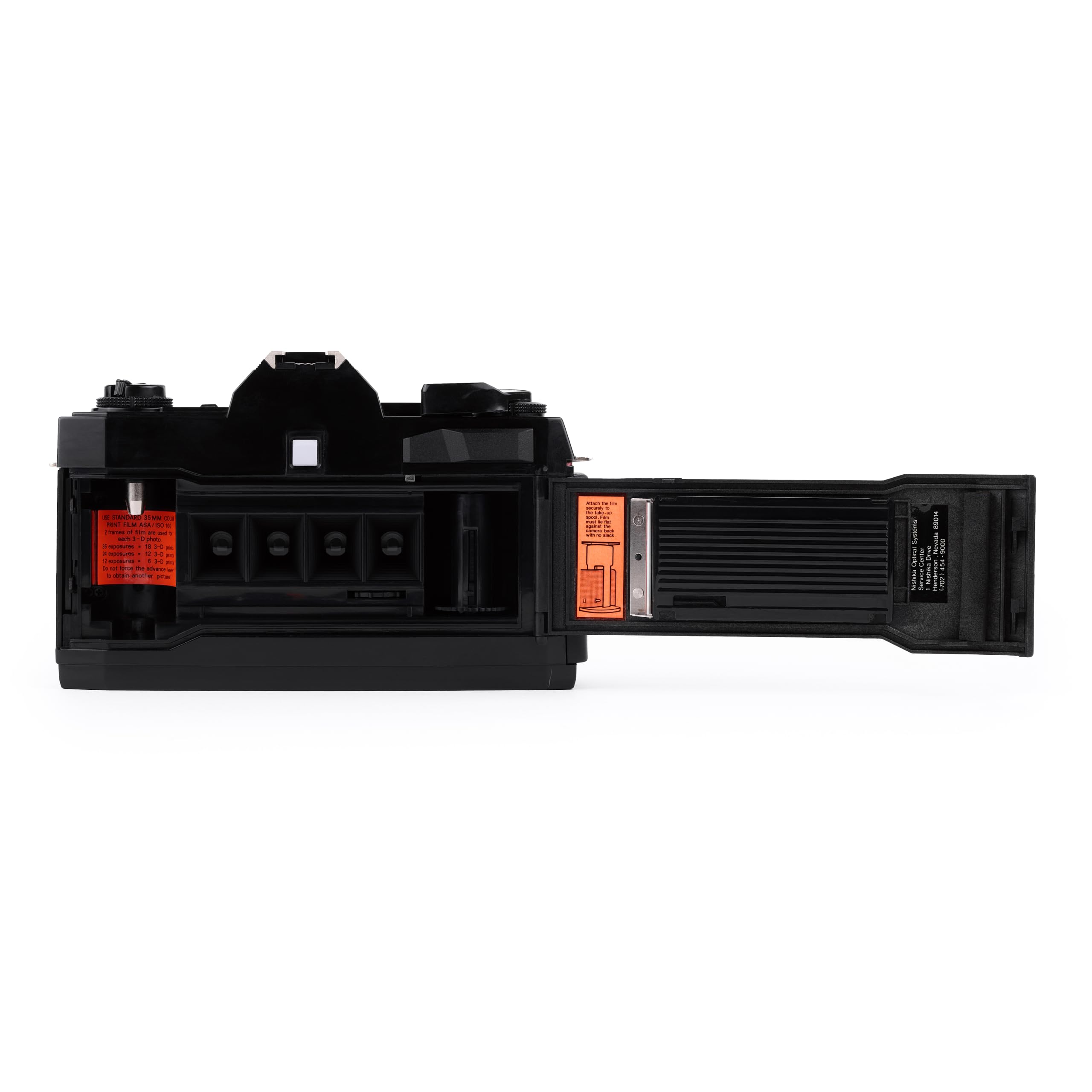 Nishika N8000 35mm 3-D Camera Quadra Lens Quadrascopic Stereo 3D