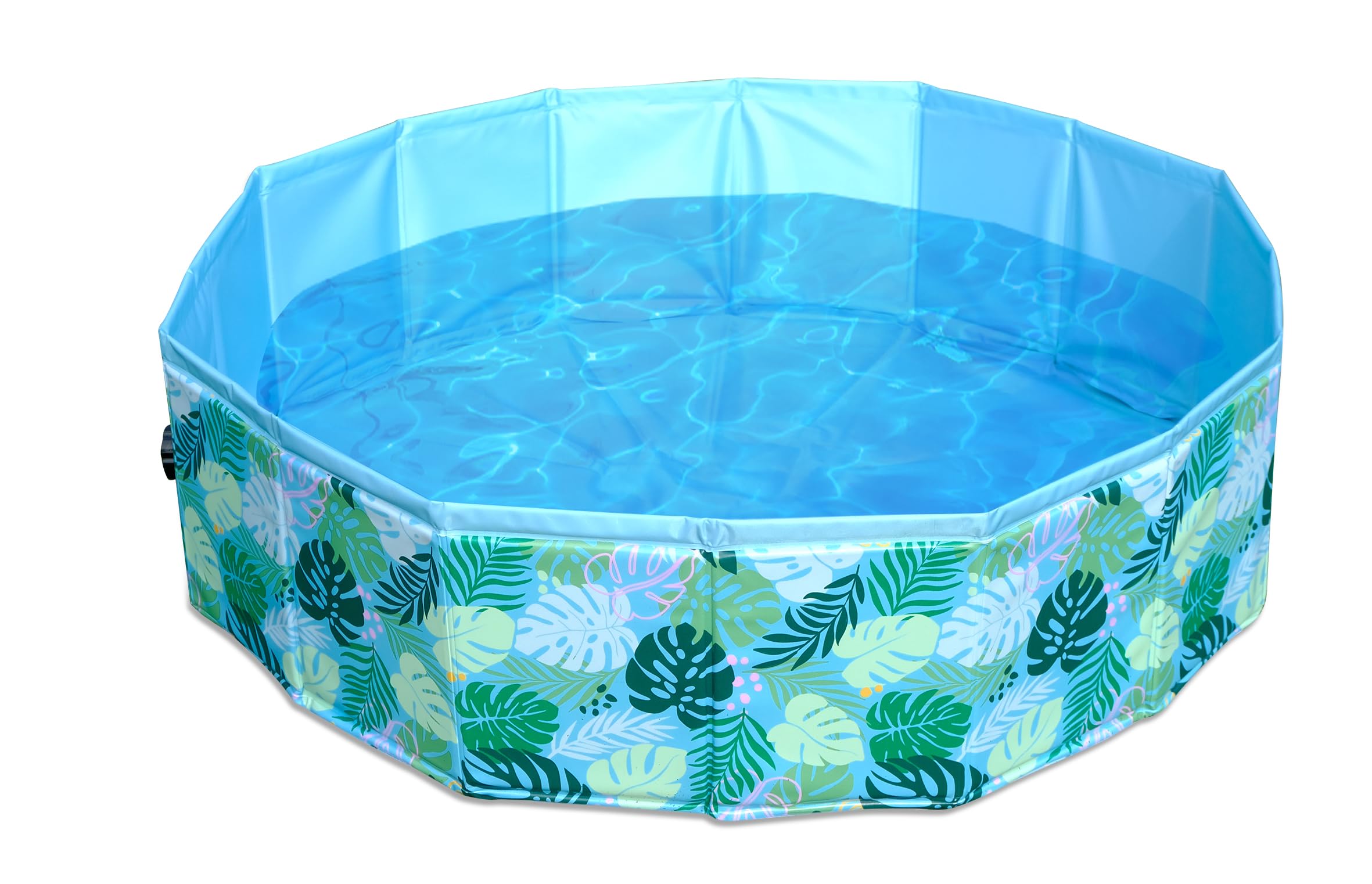 Piscina para Perros,Plegable Bañera para Perros Pequeños Mascotas, PVC Piscina para Perros D120cm