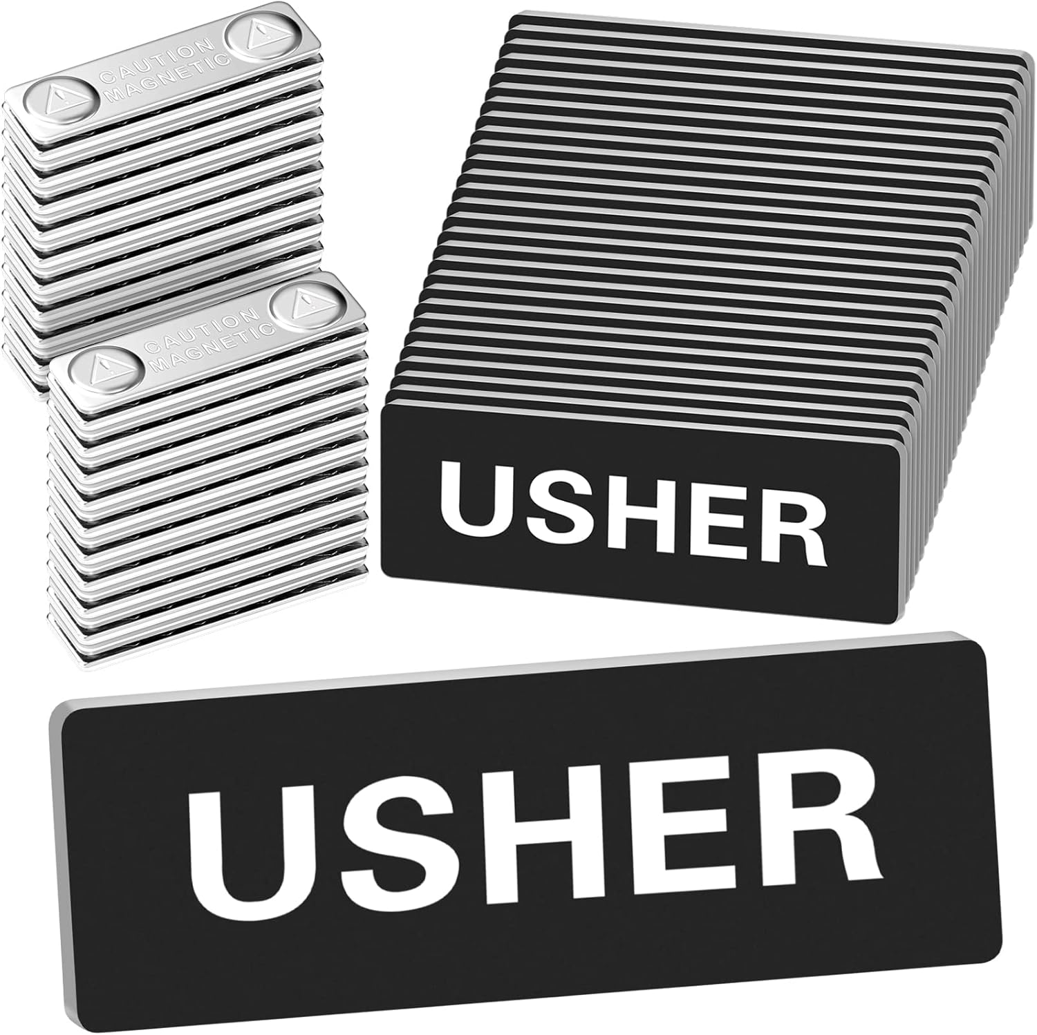 30 Pack Ushers Badge Usher Pins for Church Usher
