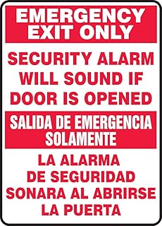 Accuform SBMEXT566VP Plastic Spanish Bilingual Sign,