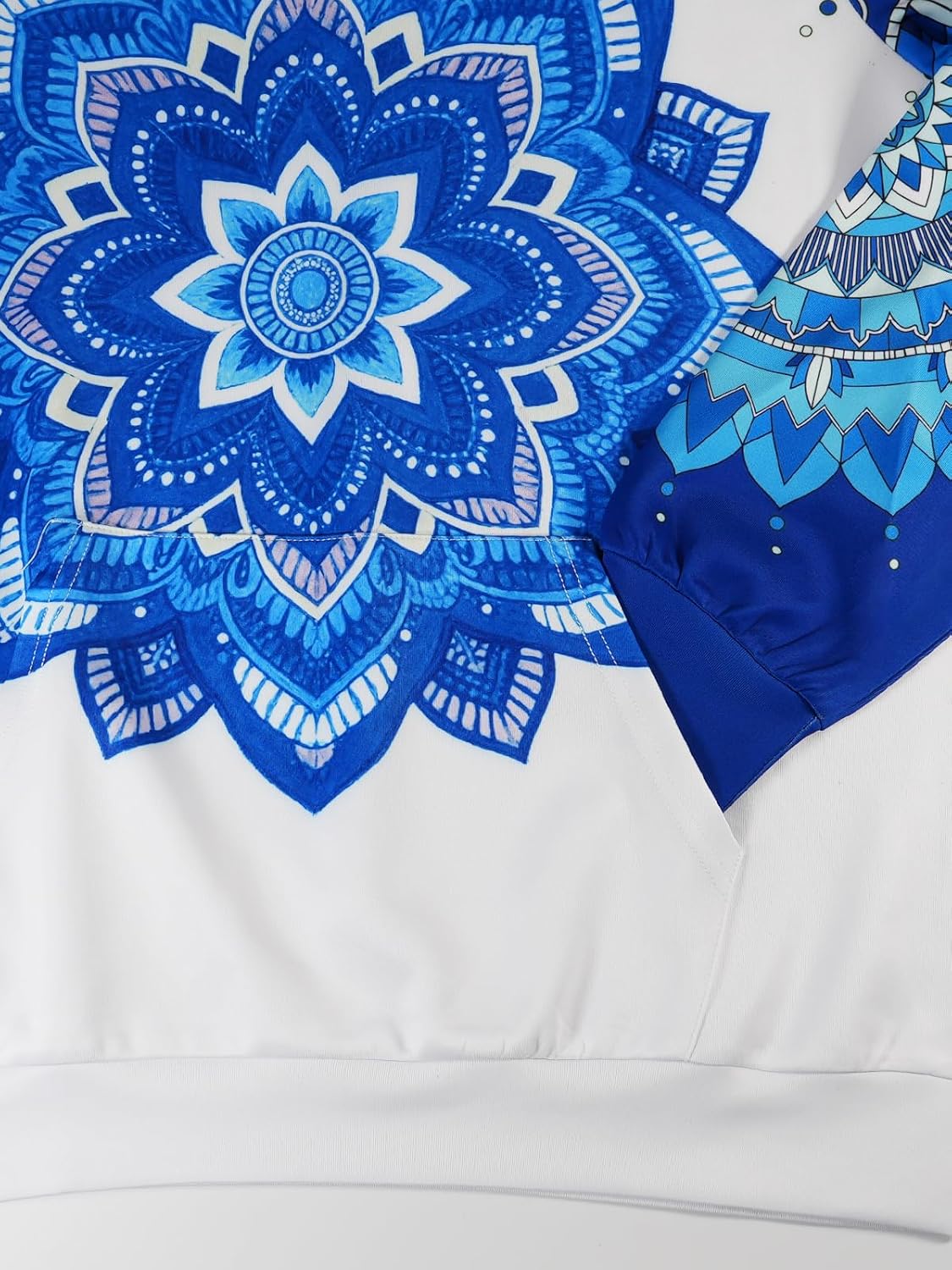 sanatty Unisex 3D Print Pullover Hooded Sweatshirt with Big Pockets for Men, Women, Teen Boys - Image 6