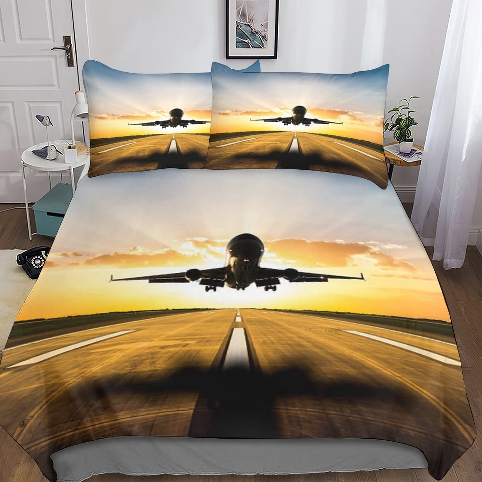 Parure de lit enfant aéronefs 3D pour transformer la chambre junior