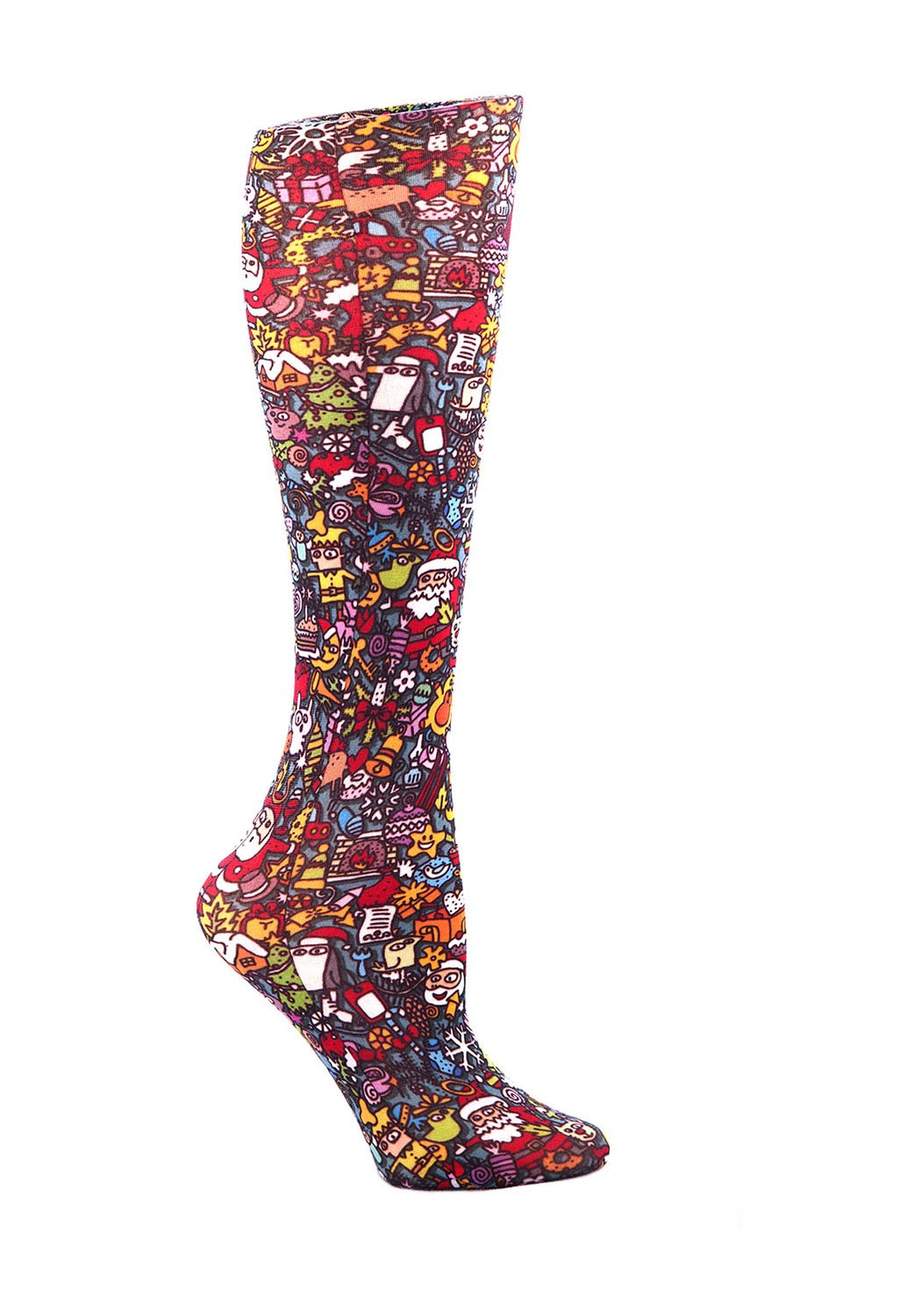 Celeste Stein Therapeutic Graduated Women Compression Socks, Diabetic Socks For Womens, 8-15 mmHg For Regular Calf