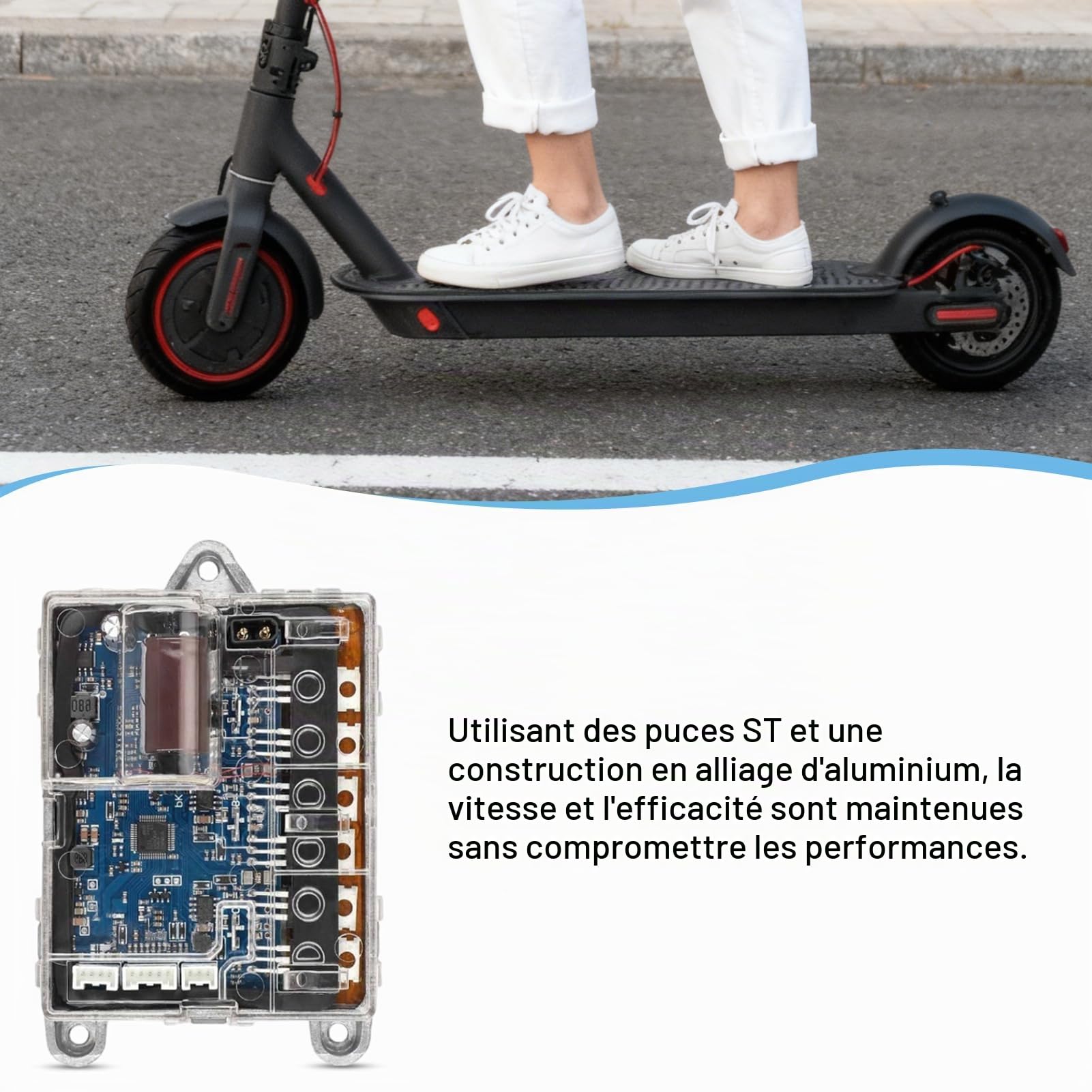 1PCS Controller Board Replacement Aluminium Alloy Compact Control Board with St Chip for Xiaomi for M365 and Pro Models Electric Scooter