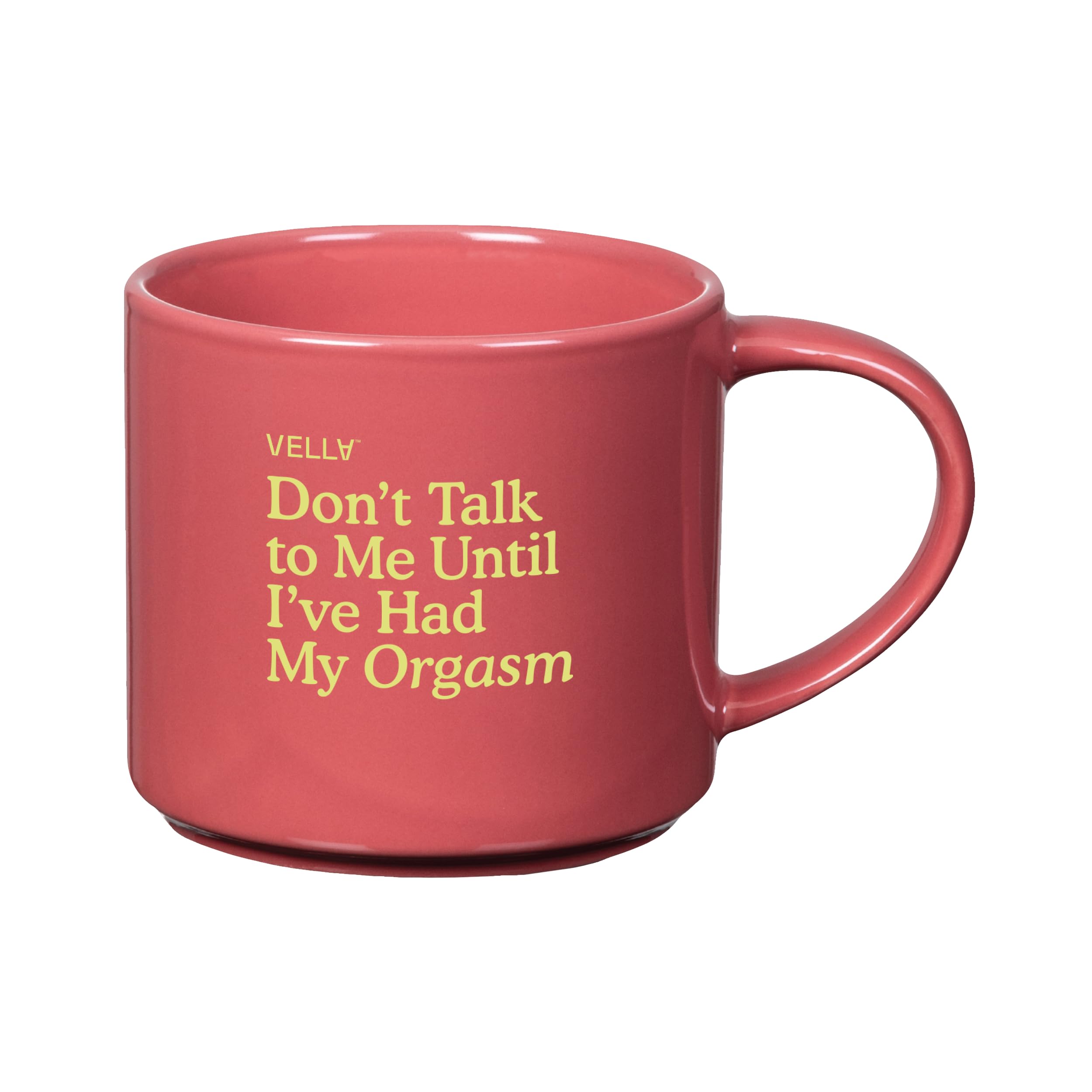 VELLA Taza de café de cerámica de 16 onzas, tazas de café grandes para mujer, aptas para microondas y lavavajillas, regalos para amantes del café para mujeres, dimensiones de 5.75 x 3.5 pulgadas,