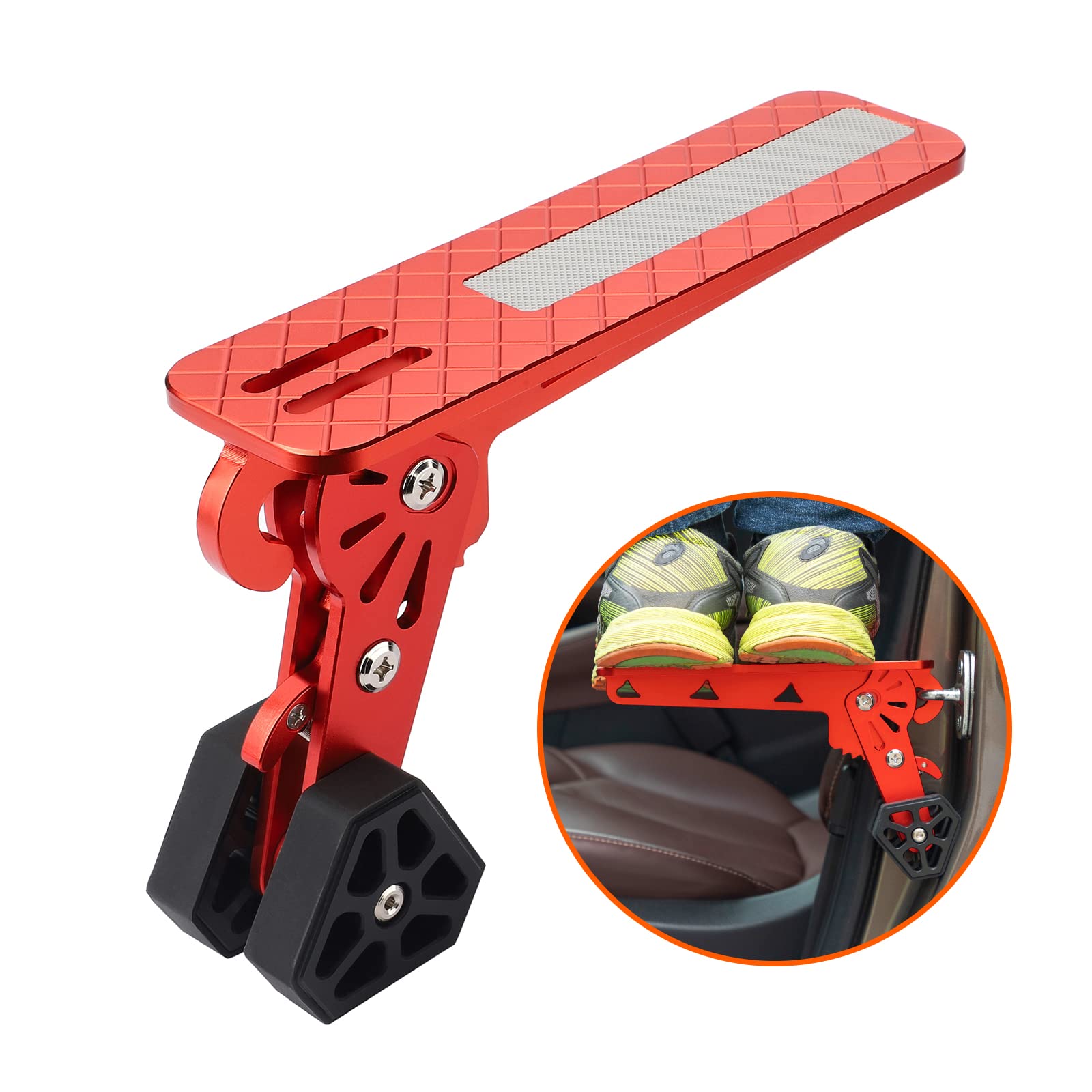 Buy Car Door Step 6 Adjustable Angles Extra Long, Car Door Step Up Hook