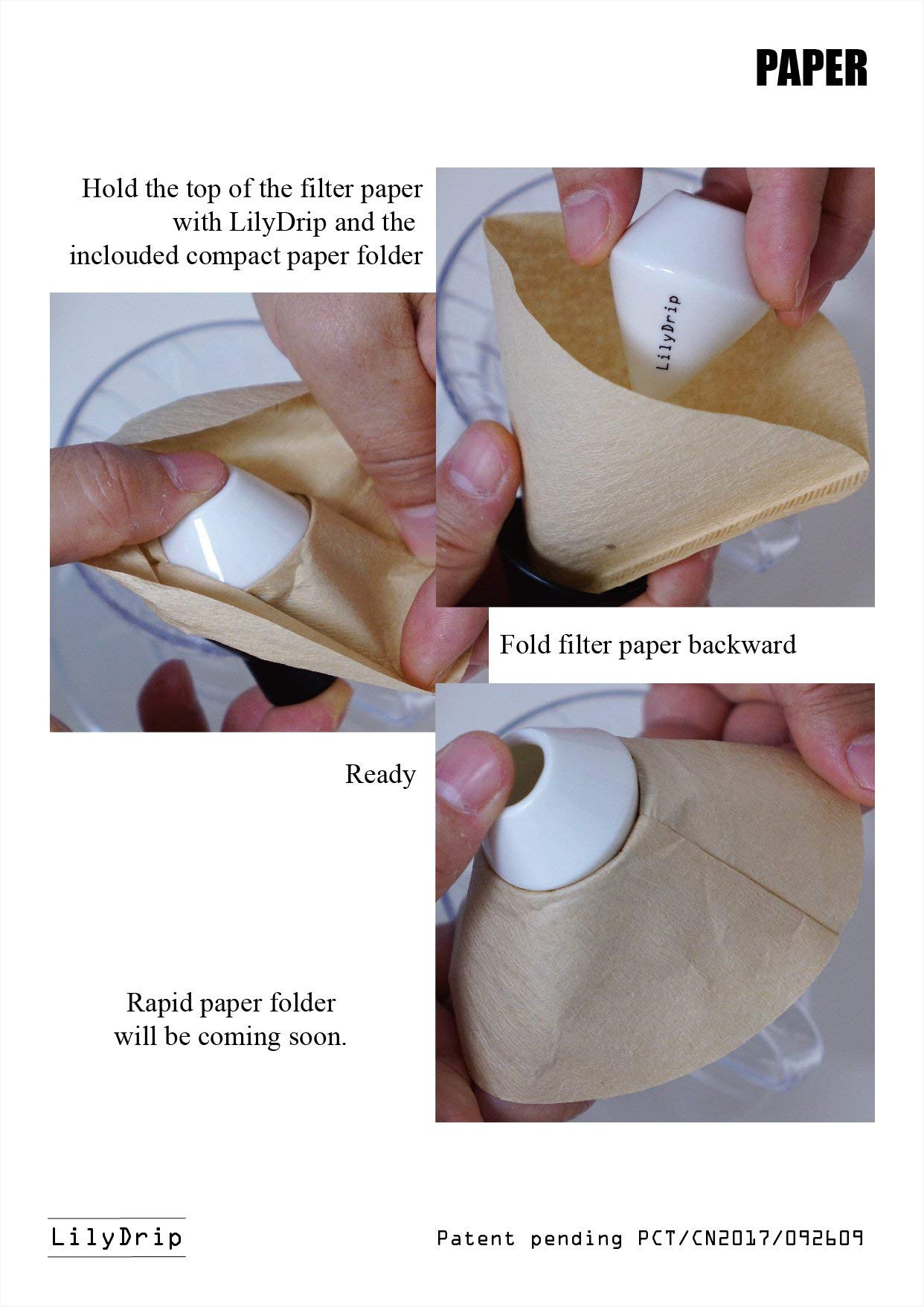 Buy Lilydrip coffee dripper transformer brewer filter paper inverter