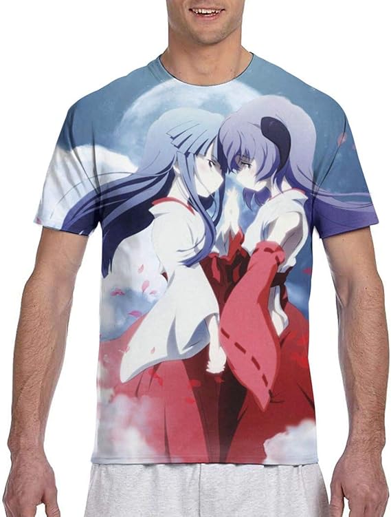 Amazon Co Jp Tシャツひぐらしのなく頃に 2 男女兼用 3dプリント 半袖 快適 吸水速乾 半袖 ゆったり 柔らかい 下着 人気 肌着 シャツ 夏服 おしゃれｼﾝプﾙ通勤 通学 運動 日常用 プレゼント ファッション