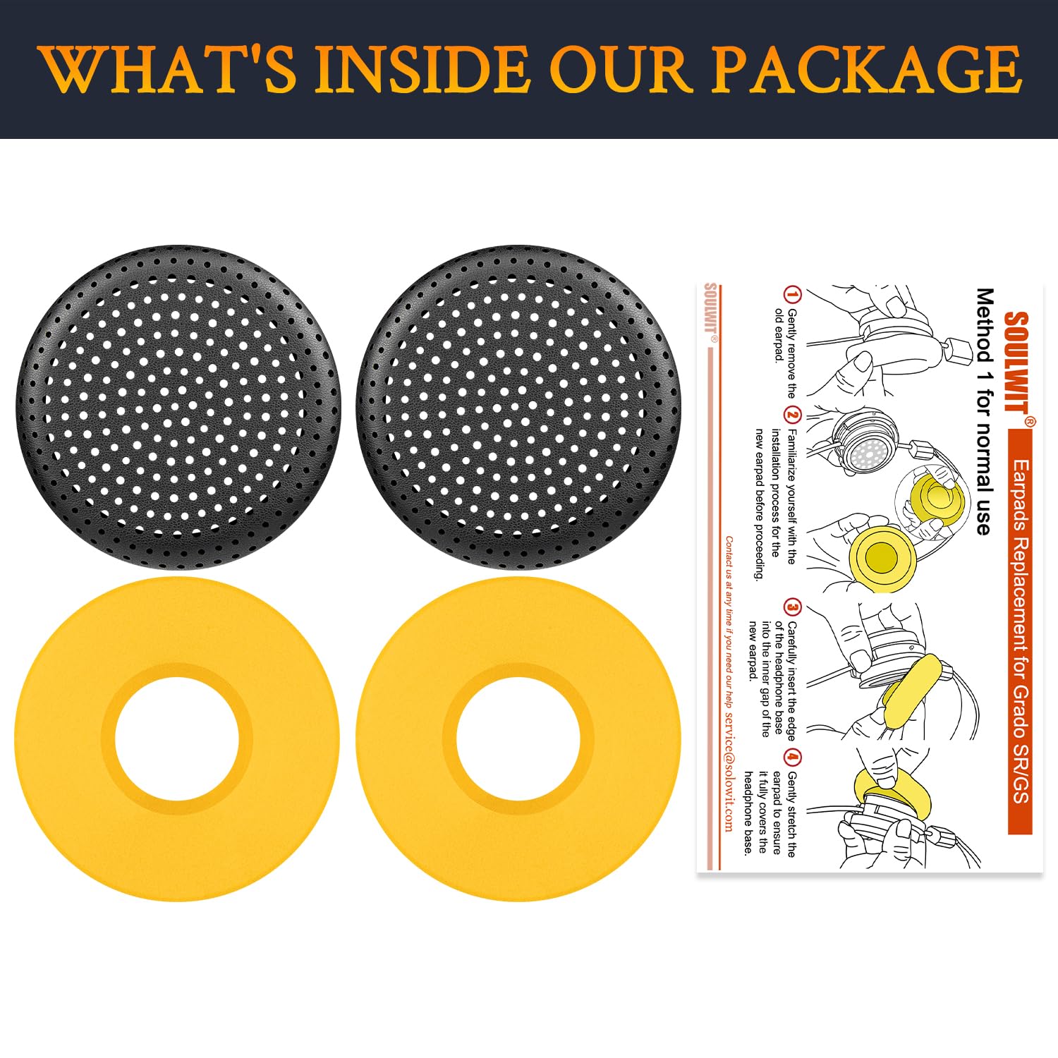 【美品】GRADO GS1000e イヤーパッドほぼ新品 Amazon.com: SOULWIT Replacement Earpads for Grado GS1000/GS1000i