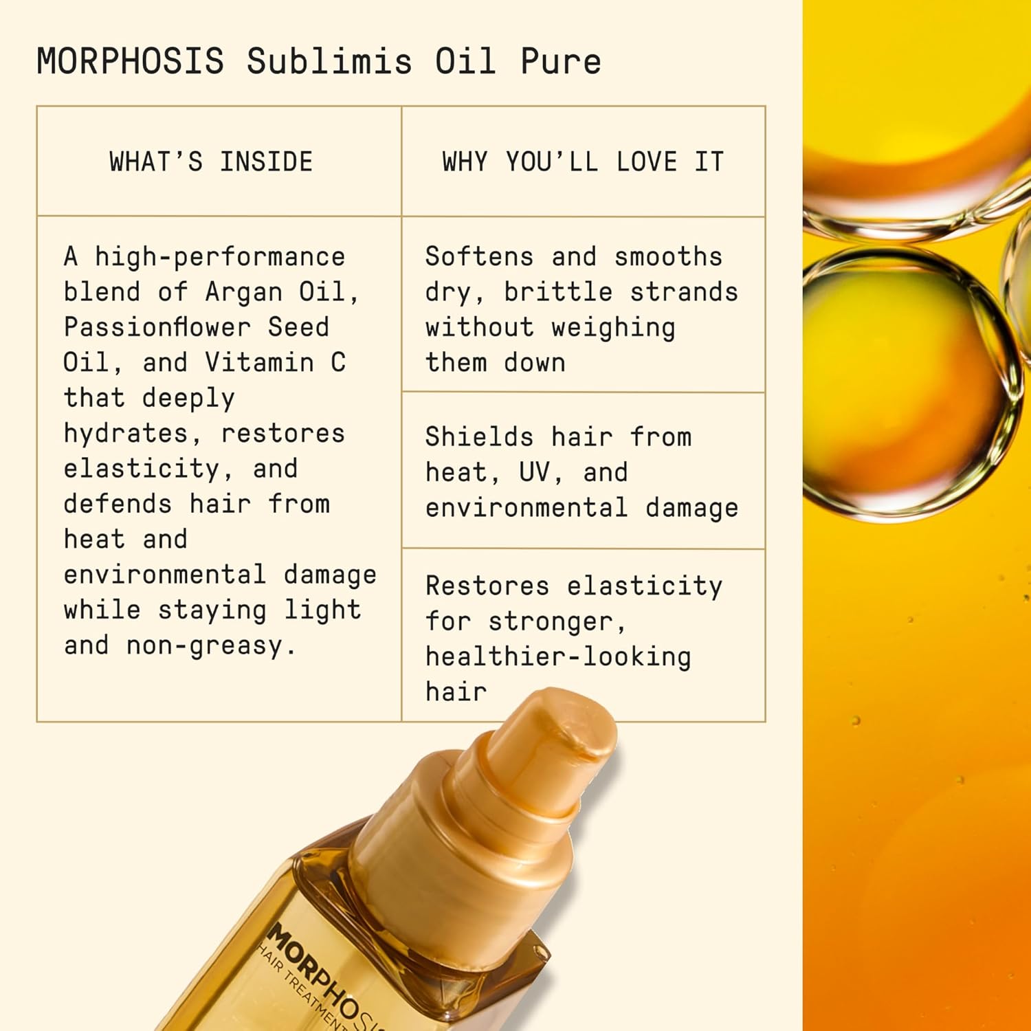 FRAMESI Morphosis Sublimis Pure Hair Oil