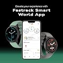 Fastrack Jupiter R3 1.38" Ultra UV Round Display with Nitro Fast Charging,Single Sync BT Calling, HRM, SPO2, Upto 5 Days Battery Life Smart Watch for Man & Woman - Black gallery image