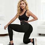 3D Leggings de compression pour les femmes, Legging anti cellulite haute taille de contrôle de tummy Lifting Butt, Yoga Gym Pantalons