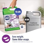 Cat's Pride Fresh and Light Multi-Cat Premium Clumping Litter Jug, 15-Pound