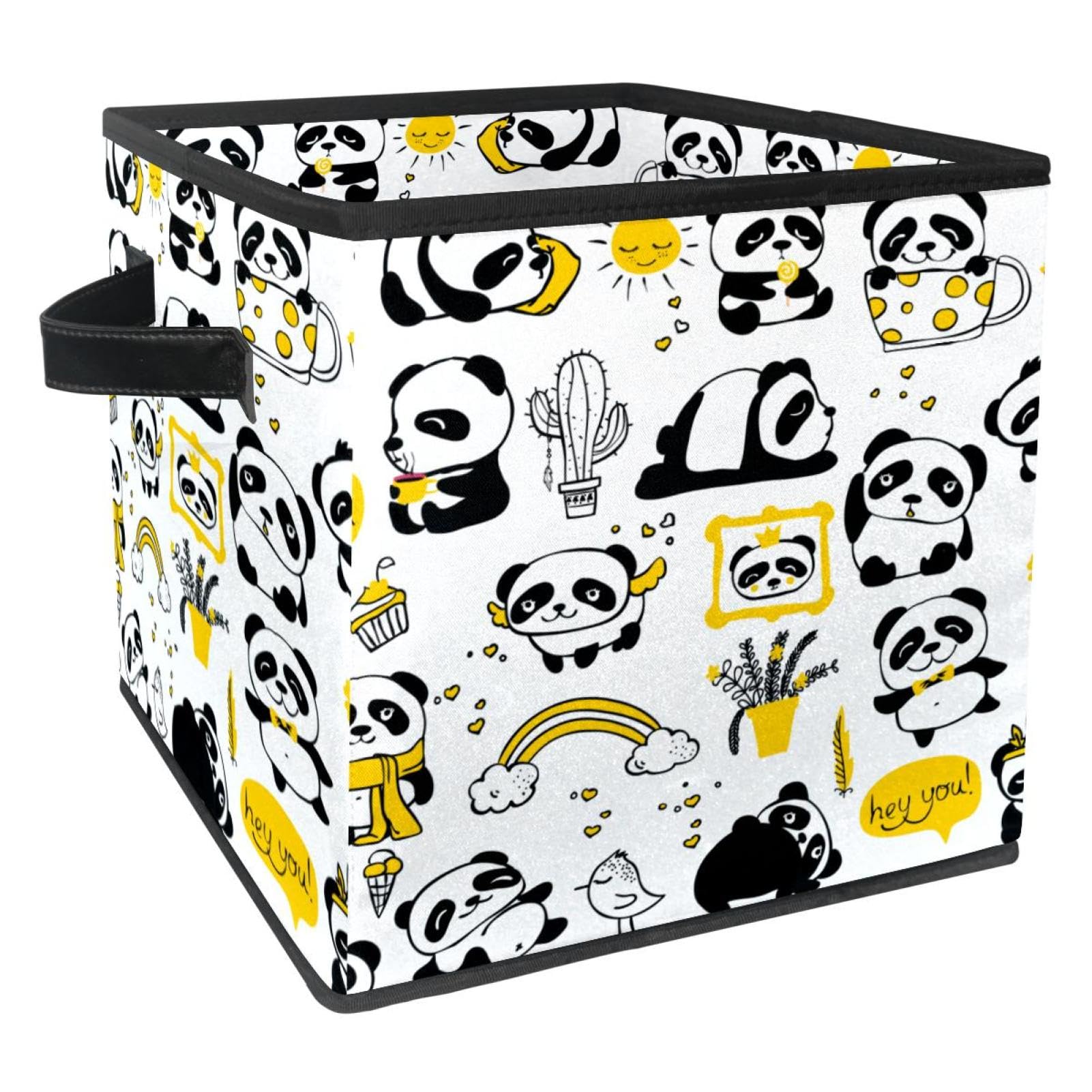 Boîte de rangement pliable en tissu bac de rangement jouets et vêtements