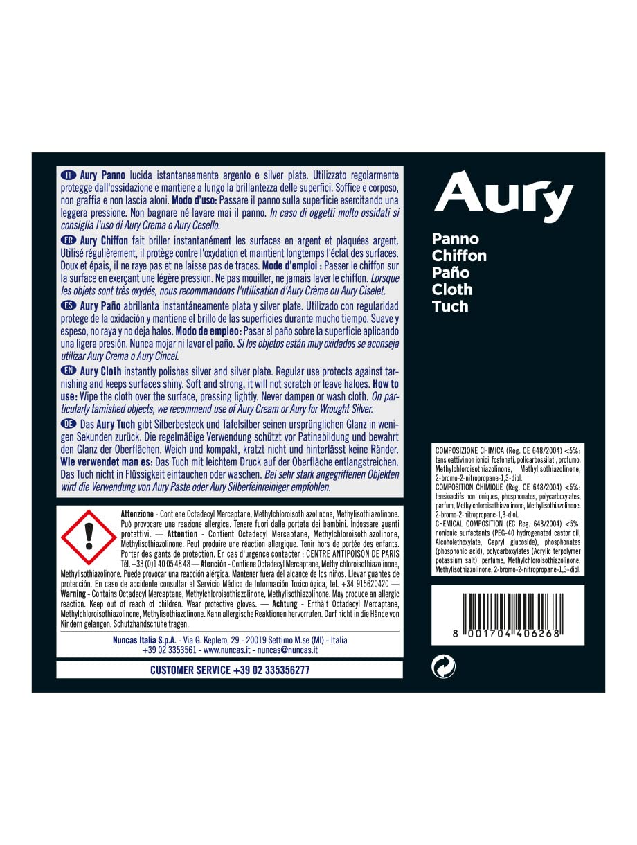 Image secondaire de Chiffon de Polissage Nuncas Aury pour Argent - 1 Pièce