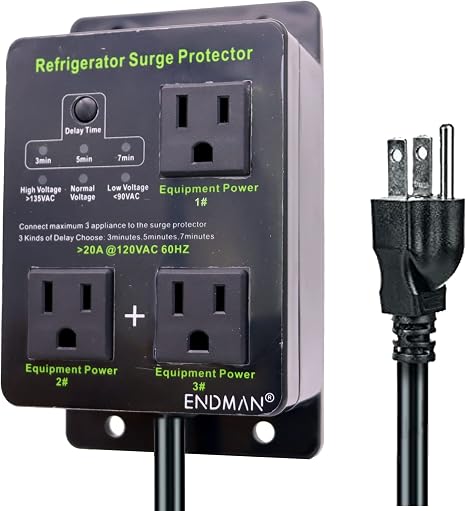 Refrigerator Surge Protector Voltage Protector for Home Appliances