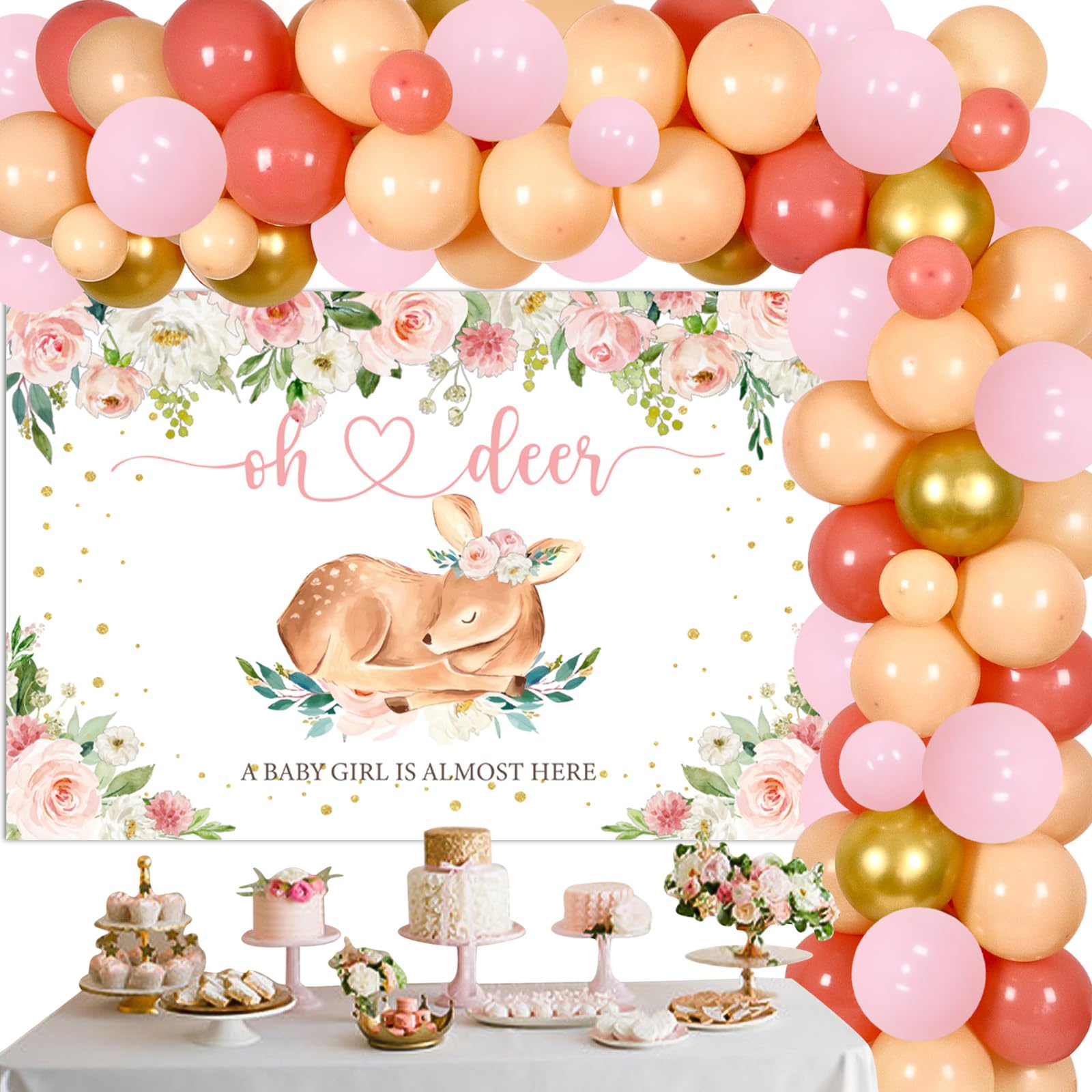 Hot deer baby shower decorations New Arrivals 24 Oh Deer Baby Shower ideas deer baby showers baby shower baby shower woodland