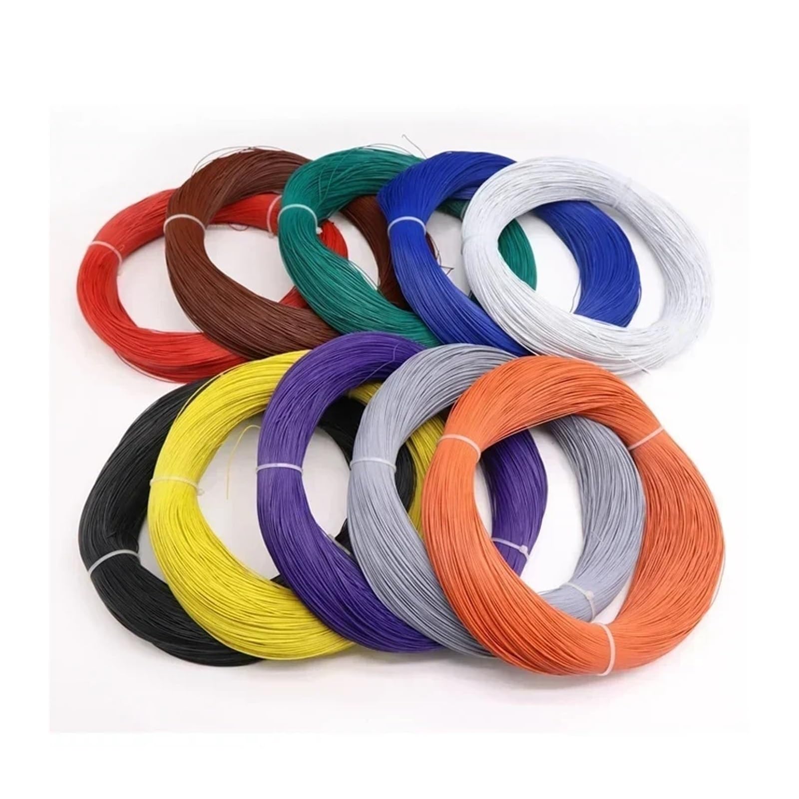 Cable Electrónico UL1571 De 5/10/30M, 16AWG, Cobre Estañado con Aislamiento Ambiental PVC(Black,30m16AWG)
