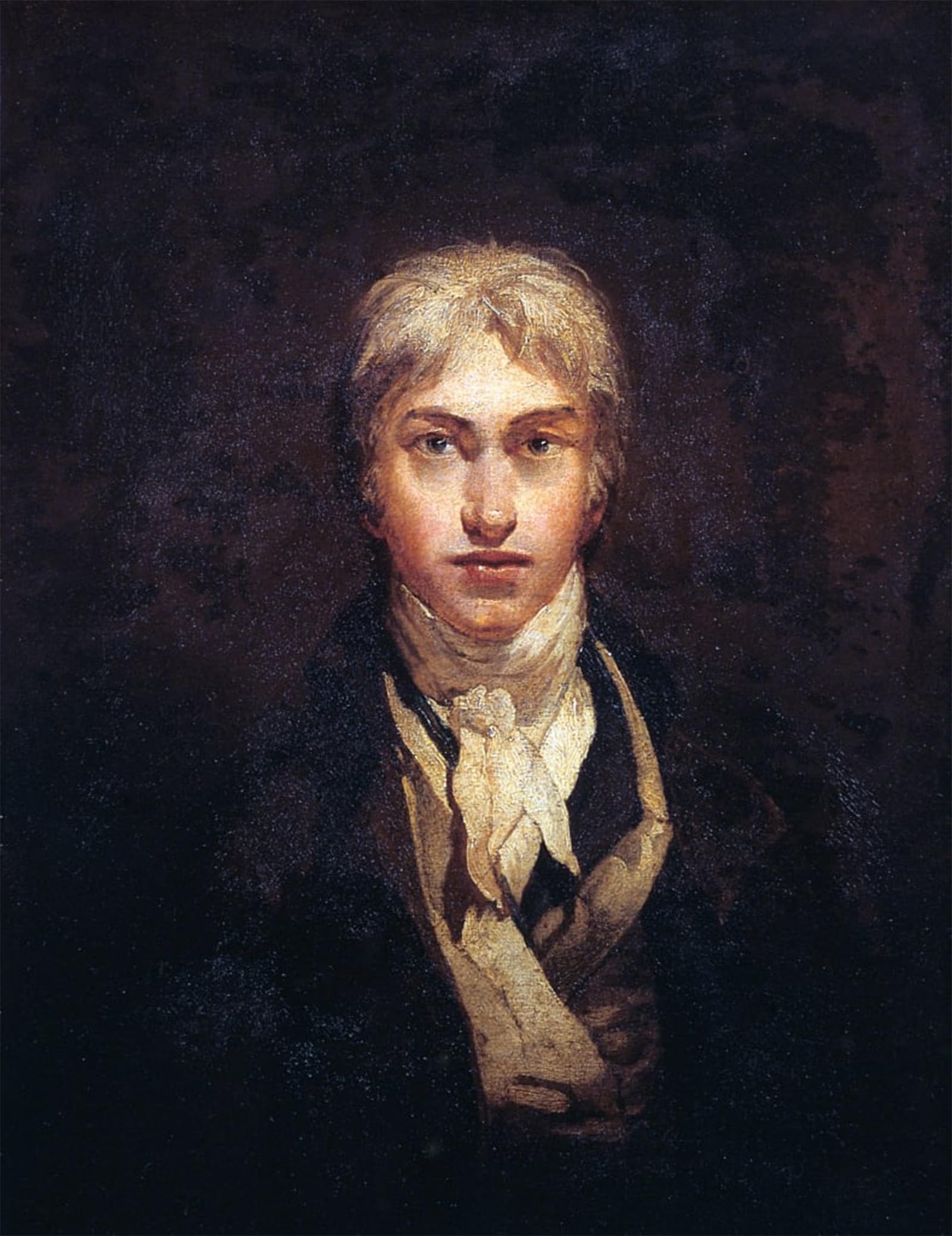 SERENDIPITP Retro Picture Poster Wall Art Pictures Painting Self-portrait of Jmw Turner by Mallord William Turner Wall Art Canvas Print for Wall Decor 60x90cm