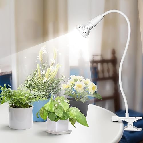 Miniatura 7 de SANSI Luces LED de cultivo para plantas de interior, luz de crecimiento de cuello de cisne con clip de espectro completo de 150 W con tecnología de