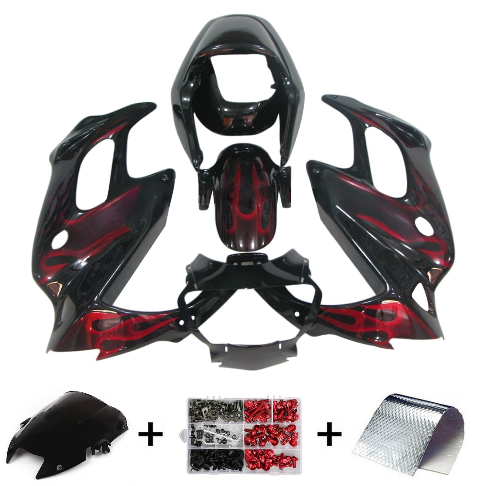 vtr1000f前期　外装セット Amazon | Bruce & Shark(ブルース・サメ）VTR1000Fカウル 適用ホンダ