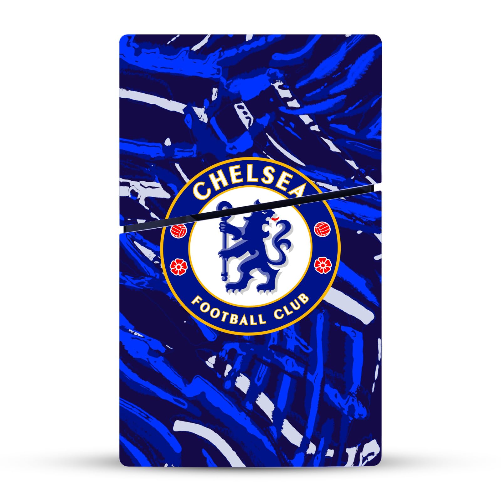 Head Case Designs Autocollant en Vinyle sous Licence Officielle Chelsea Football Club Abstrait pour Console Sony Playstation 5 PS5 Slim/Pro Disc Edition