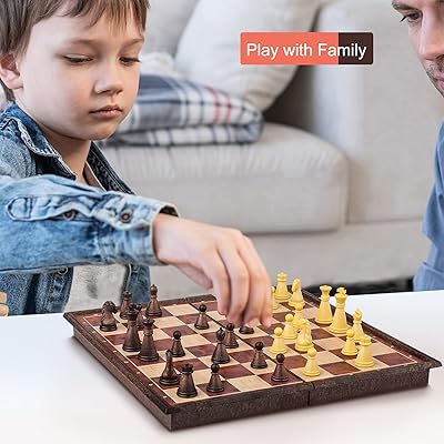 Magnetic Chess Game Stones,Magnetic Pebbles Game Battle Chess Board,Table Top Magnet Game - View #10