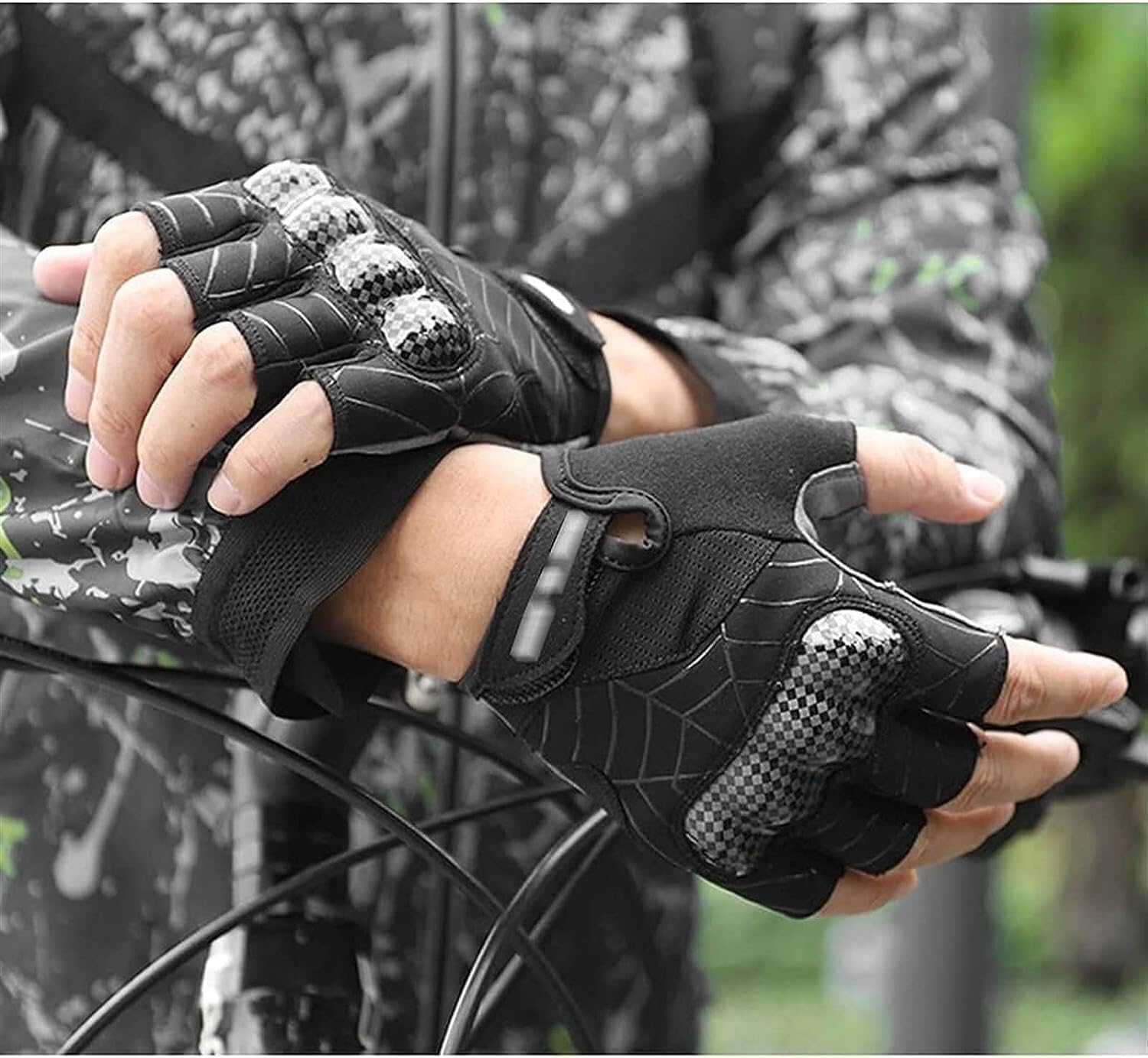 Guanti Da Ciclismo All'Aperto Guanti Mezze Guanti Da Moto Mezze Per Sollevamento Pesi Da Uomo E Da Donna Guanti Da Bici