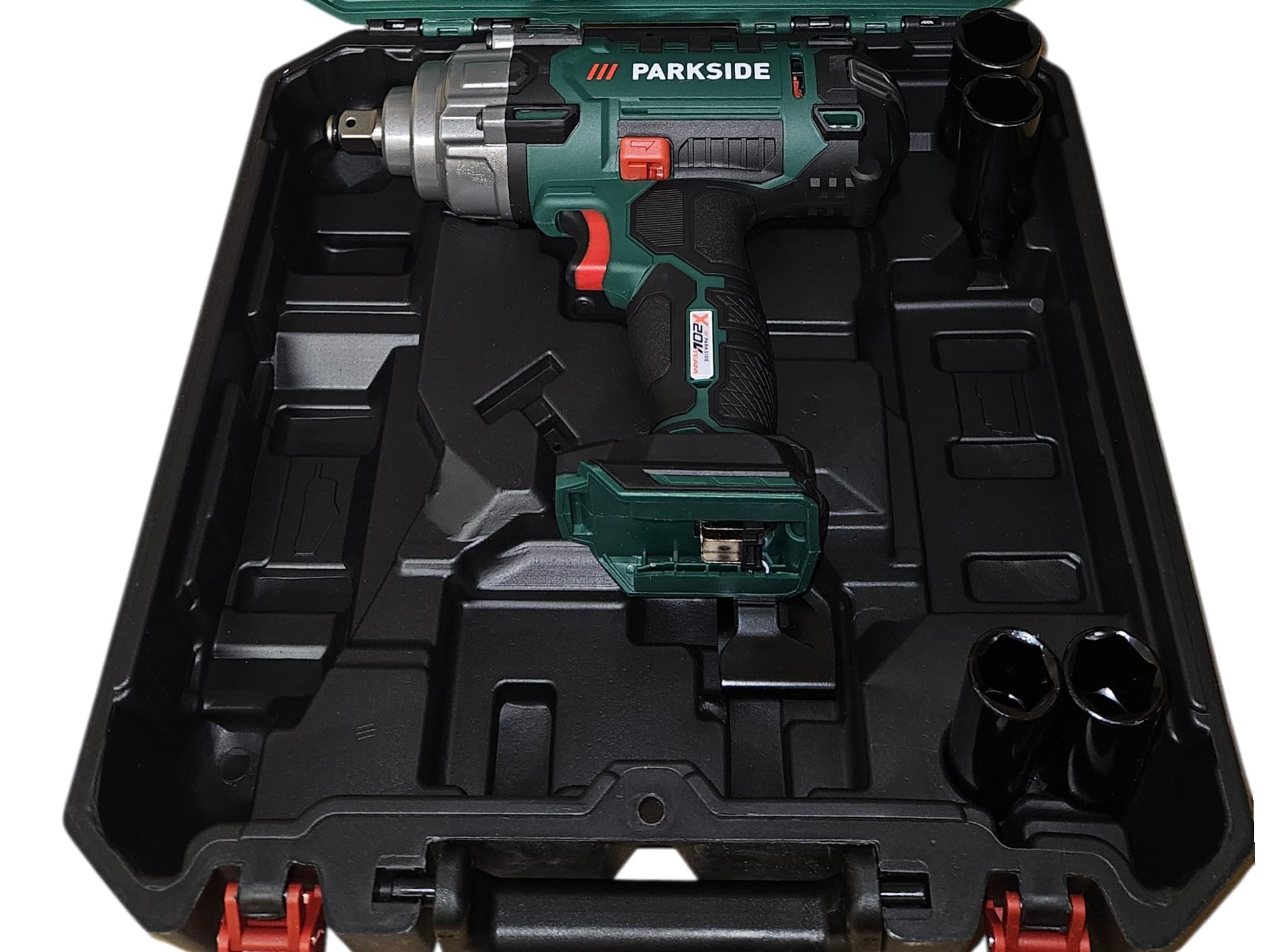 PARKSIDE® — Avvitatore a percussione a batteria da 20 V, Codice articolo: PASSK 20-Li, con batteria da 4 Ah e caricabatterie