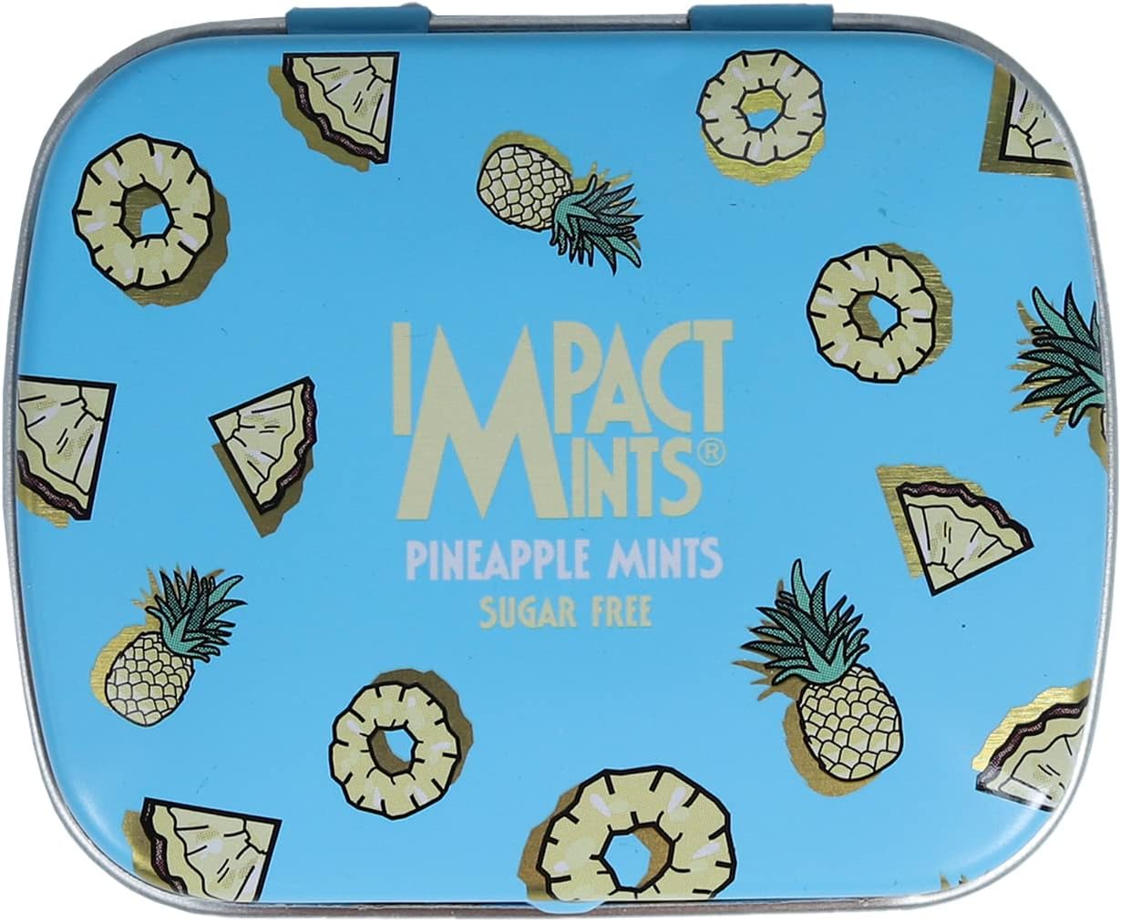 "IMPACTMINTS" Sugar Free Pineapple Flavour Mints Summer Edition - 14g