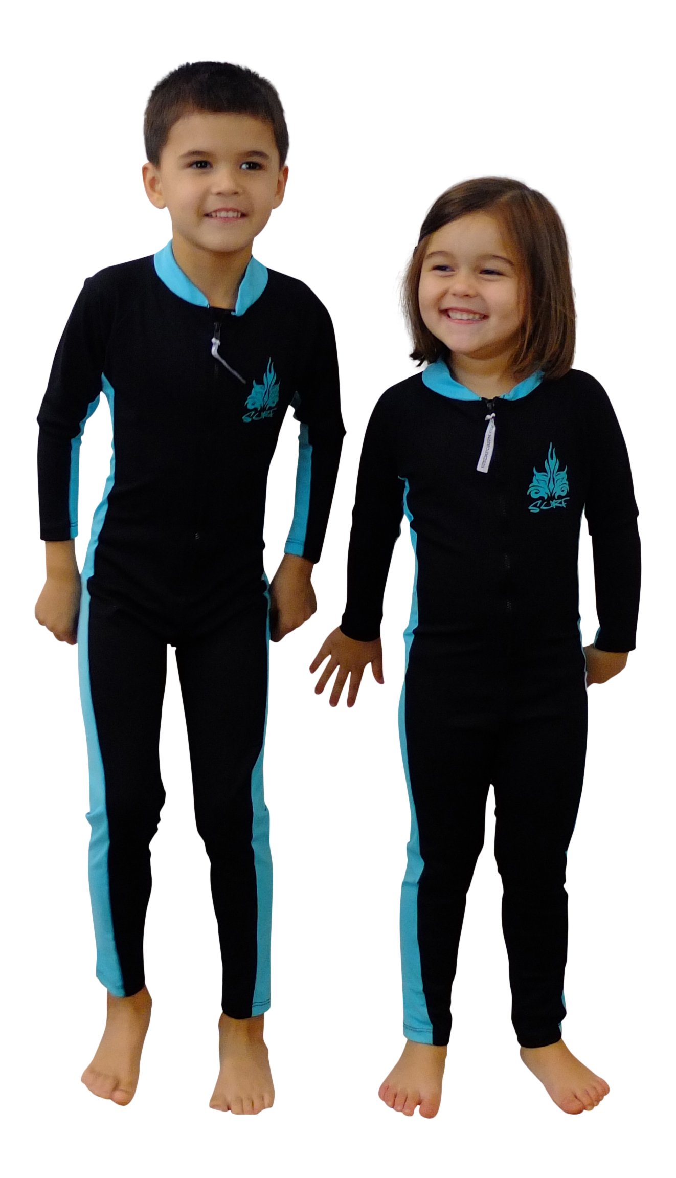 Full Body Swimsuit - Stinger Style Swim Suit Full Coverage -Long legs and Sleeves - UV Sun Protection for Boys & Girls