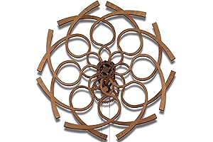 WOODEN.CITY Kinetic Wall Art Sculpture Ornate Geometric