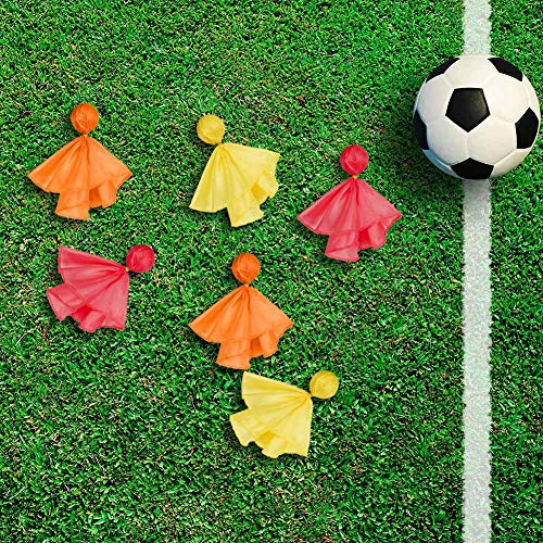 image for Uspeedy- 12 Pieces Football Penalty Flag Tossing Flags Sports Fan Set 