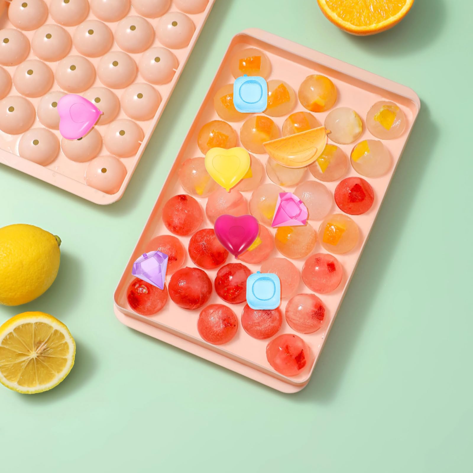 Gadpiparty 96 Glaçons Réutilisables en Plastique Transparent Lot de 96 Pièces pour Boissons Froides et Paquet à Déjeuner Design Solide et Élégant