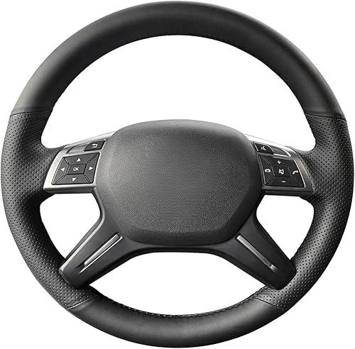 MEWANT Fundas para volante de automóvil para Mercedes-Benz GL350 ML350 Ceed Cee'd Cerato cosido a mano