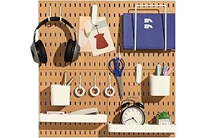 Keepo Wall-Mounted Pegboard Organizer Kit