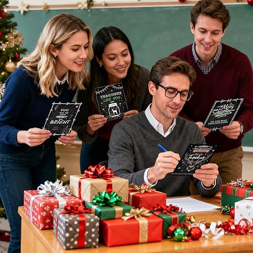 Miniatura 34 de Nuanchu 80 tarjetas postales de Navidad vintage de 4 x 6 pulgadas, tarjetas de felicitación de Papá Noel, tarjetas de Navidad retro, reimpresión