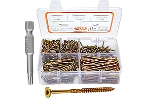 300Pcs Deck Screws: Ultimate Precision for Your Wood Structures