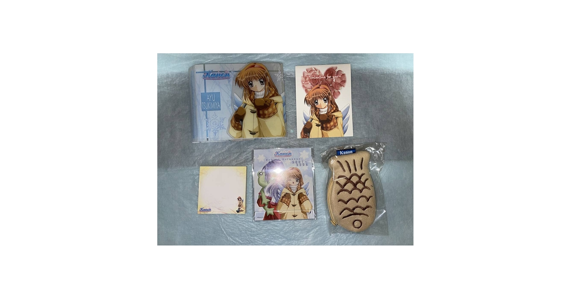 kanon 水瀬名雪　樋上いたる銀箔押しサイン　key collection kanon 水瀬名雪 樋上いたる銀箔押しサイン key collection