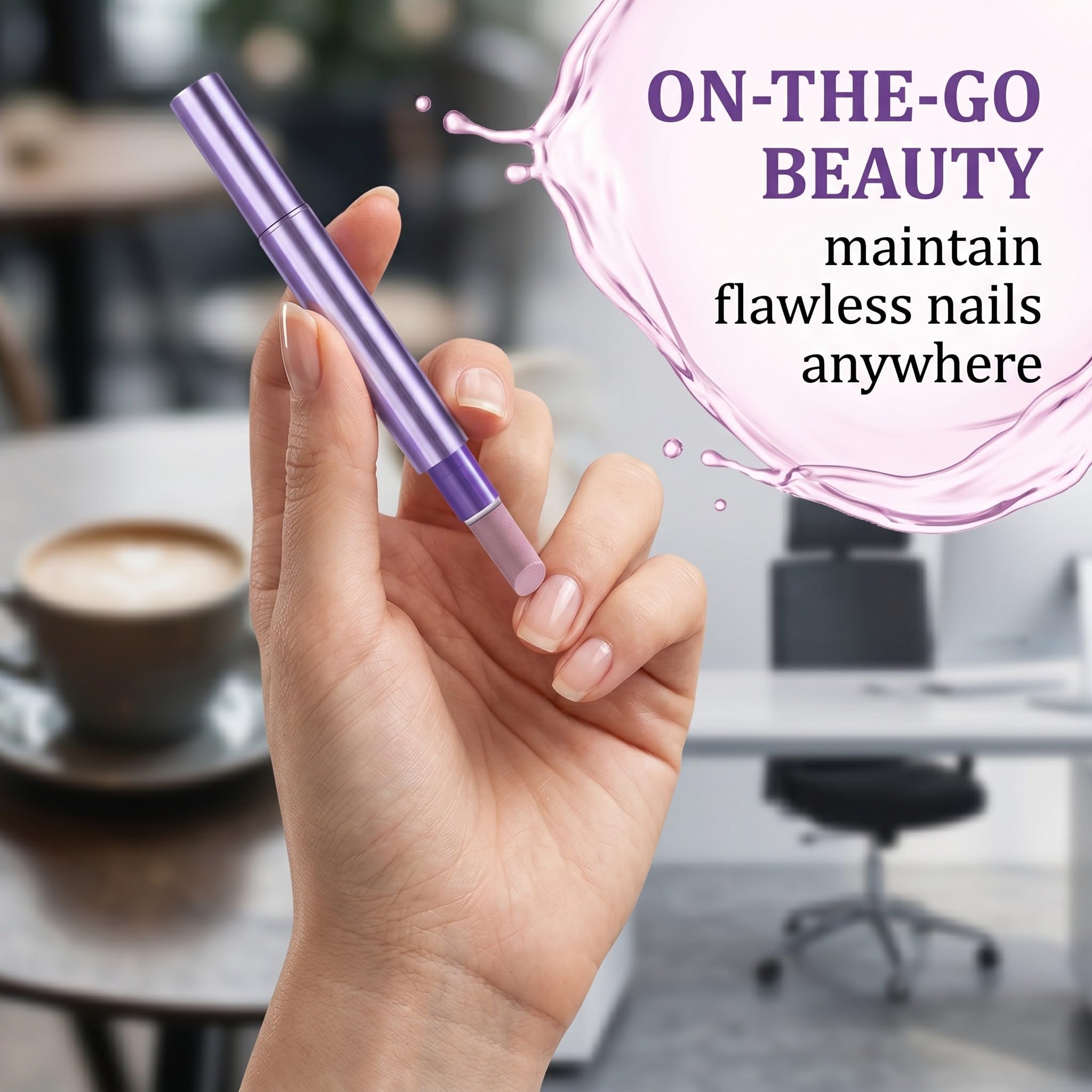 Nail Care Pen Penna Olio per Cuticole,Rimuovere Cuticole Unghie con Ceramica Punta Idratanti Rinforzanti Illuminanti Olio Applicatori Riparare Unghie Secche Screpolate